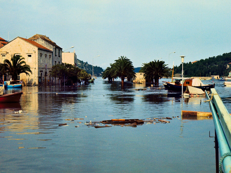 Great Vela Luka flood of 21 June 1978 (Vela Luka, Croatia)
